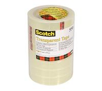 Scotch Ruban Adhésif Transparent, 8 Rouleaux, 19 mm x 66 m - Ruban Adhésif Transparent à Usage Général pour l'Ecole, la Maison et le Bureau (l'emballage peut varier)