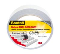 Scotch®Ruban Anti Dérapant Transparent 5m x 25mm