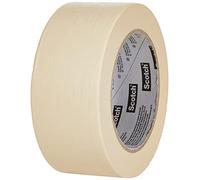 Scotch Ruban de masquage basique - 1 rouleau - 48 mm x 50 m - Beige - Ruban de masquage pour peinture et décoration d'intérieur