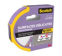 Scotch Ruban de masquage surfaces délicates PEFC Violet 41 m x 24 mm
