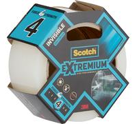ScotchBlue Extremium Ruban Adhésif Haute Performance, INVISIBLE - 1 Rouleau, 20 m x 48 mm - Extra Fort, Idéal Réparations Discrètes, Verre et Plastique, Résistant Eau et UV