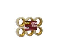 Scotch Ruban d’Emballage Secure Seal, Transparent, 6 Rouleaux, 50 mm x 66 m