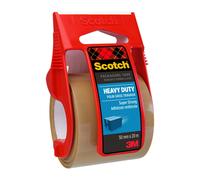 Scotch® Ruban d'emballage polypropylène brun 50 mm x 20 m avec dévidoir jetable lame métallique