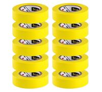 Scotch Ruban isolant en vinyle ? codage couleur, 1/2 in. x 20 ft. (Jaune) 10-pack