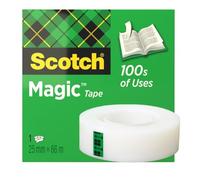 3M Scotch Magic ruban adhésif 1 rouleau 25 mm x 66 m x1 morceau