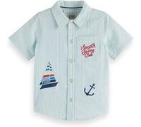 Scotch & Soda 2pc Big Boys Ss Yarn Dye Seersucker Shirt & Short Set Bleach Taille: M | Pantalons Outlet | kids