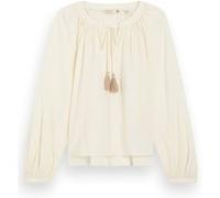 Scotch & Soda Balloon Sleeve Top Soft Ice Taille: 40 | Chemisiers Outlet | Femme |