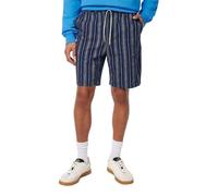 Scotch & Soda Bermuda Fave pour Homme, Bleu Marine à Rayures, Taille 32W