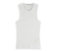 Scotch & Soda Bib Racer Tank Top Débardeur, White, L Femme