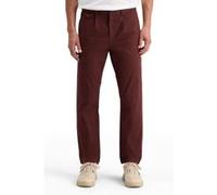 Scotch & Soda Blake - Pleated Satine Chino Rich Mahogany Taille: W29L32 | Pantalons tailleur Outlet | Homme | Marron