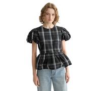 Scotch & Soda Blouse à Manches Courtes Cap Taffeta Peplum