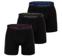 Scotch&Soda Boxer, 3er Paquet - Solide Coton Stretch