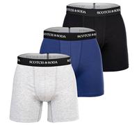 Scotch&Soda Boxer, 3er Paquet - Solide Coton Stretch