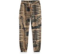 Scotch & Soda Boy All-over Printed Cargo Sweatpants Art Dept Collage Plaza Taille: 8 | Pantalons Outlet | kids