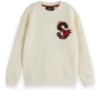 Scotch & Soda Boy Relaxed-fit Waffle Sweatshirt Eggnog Taille: 16 | Pulls Outlet | kids