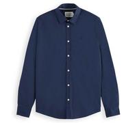 Scotch & Soda Core-Poplin Solid T-Shirt, Night, S Homme