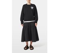 Scotch & Soda Chest Artwork Regular Fit Sweatshirt Black Taille: S | Pulls Outlet | Femme | Le Noir