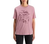 Scotch & Soda Chest Artwork Relaxed Fit T-shirt Cadillac Pink Taille: XL | Chemises Outlet | Femme | Rose