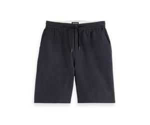 Scotch & Soda Core Fave Bermuda en Coton sergé, Noir 001, 31 W