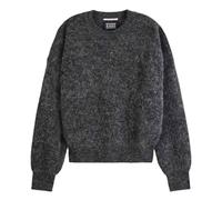 Scotch & Soda Core Fuzzy Crew Neck Pullover Sweater, Charbon mélangé 030, M Femme