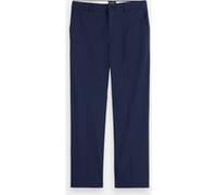 Scotch & Soda Core Relaxed Straight Fit Cool-wool Blend Chino Navy Taille: W31L34 | Chinos Outlet | Homme | Bleu