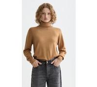 Scotch & Soda Women's Core Roll Neck Relaxed Pullover Sweater, Tobacco Melange, L