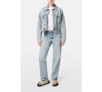 Scotch & Soda Cropped Denim Trucker Jacket Blue Story Story Blue Taille: XL | Vestes en jeans Outlet | Femme | Bleu