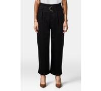 Scotch & Soda Daisy - High Rise Straight Leg Paper Bag Pant Black Taille: S/30 | Pantalons droits Outlet | Femme | Le Noir
