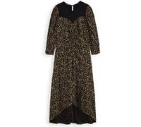 Scotch & Soda Dress With Gathers And Hi Low Hem Space Floral Cinnamon Spic Taille: M | Robes Outlet | Femme | Blanche