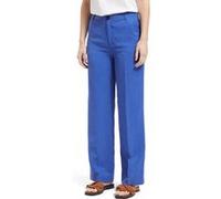 Scotch & Soda Edie - High Rise Wide Leg Trousers Electric Blue Taille: W27L32 | Évasés pantalons Outlet | Femme | Bleu