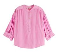Scotch & Soda Elbow Sleeve Easy Popover Orchid Pink Taille: 38 | Chemisiers Outlet | Femme | Magenta