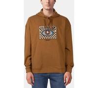 Scotch & Soda Embroidered Artwork Hoodie Golden Rust Taille: S | Sweatshirts à capuche Outlet | Homme | Marron