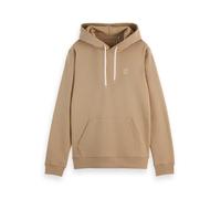 Scotch & Soda Essential Badge Logo Hooded Sweatshirt Sweat-Shirt à Capuche, Sand, L Homme