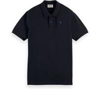 Scotch & Soda Essentials - Organic Cotton Pique Polo Night Taille: M | Polos Outlet | Homme | Le Noir