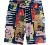 Scotch & Soda Fave - Printed Tencel Regular Fit Bermuda Shorts Art Dept Co Taille: XL | Shorts de Sport Outlet | Homme