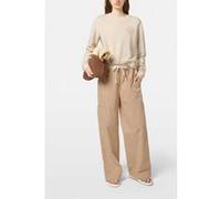 Scotch & Soda Front Back Artwork Garment Dye Loose Fit Sweatshirt Soft Ice Taille: S | Manches longues Outlet | Femme