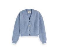 Scotch & Soda Fuzzy Relaxed Cardigan Bleu M Femme
