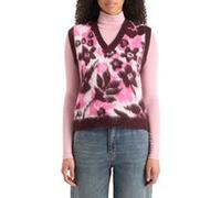 Scotch & Soda Fuzzy V- Neck Jacquard Spencer Winter Floral Taille: XL | Pulls en Maille Outlet | Femme