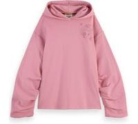 Scotch & Soda Gathered Sleeve Oversized Fit Hoodie Cadillac Pink Taille: XS | Sweatshirts à capuche Outlet | Femme | Rose