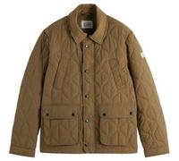 Scotch & Soda Geometric Quilted Coat Golden Brown Taille: M | Vestes légères Outlet | Homme | Marron