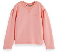 Scotch & Soda Girl Relaxed-fit Modal-blend Crewneck Sweatshirt Apricot Blu Taille: 4 | Outlet | kids | Orange