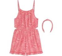 Scotch & Soda Girls S&s 2 Pc Romper And Headband Set Pink/brown Taille: 2T | Bodies pour bébé Outlet | kids | Rose