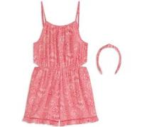 Scotch & Soda Girls S&s 2 Pc Romper And Headband Set Pink/brown Taille: 4 | Accessoires Outlet | kids | Rose