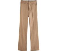 Scotch & Soda Hailey - High Rise Straight Leg Trousers Sand Taille: 27 | Pantalons droits Outlet | Femme | Marron