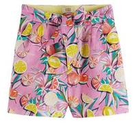 Scotch & Soda High Rise Casual Printed Shorts Citrus Squash Orchid Taille: S | Shorts de Sport Outlet | Femme | Magenta