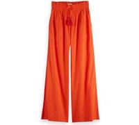 Scotch & Soda High Rise Cotton Voile Pull On Pant Candy Red Taille: XS/32 | Évasés pantalons Outlet | Femme | Rouge