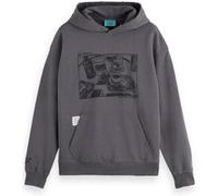 Scotch & Soda Joe Jonas X Scotch Soda Washed Artwork Hoodie Asphalt Taille: S | Sweatshirts à capuche Outlet | Homme |