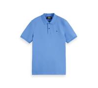 Scotch & Soda Logo Polo Shirt, Blue Bonnet, L Homme