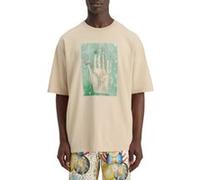 Scotch & Soda Loose Fit Embassy Of The Free Mind Artwork T-shirt Parchment Taille: M | T-shirts avec imprimés Outlet | Homme | Blanche