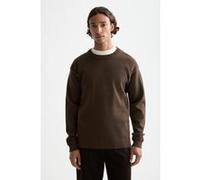 Scotch & Soda Merino Double Face Dropped Shoulder Crewneck Demitasse Taille: XL | Pulls Outlet | Homme